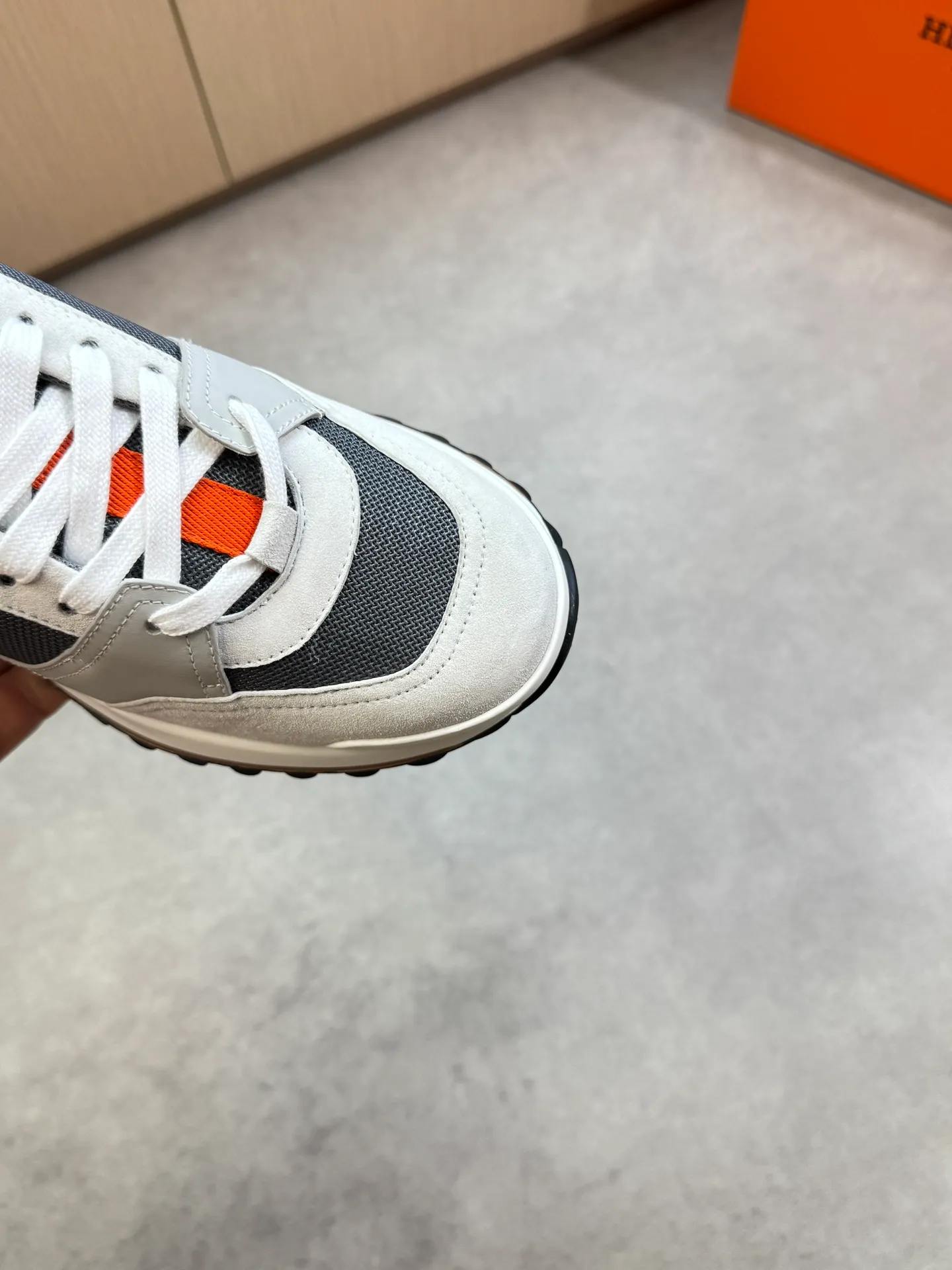 Men's shoes 💰700 [HERMES] Hermès - High-end quality original order·Casual sports shoes - Upper: 🔝Nappa calfskin, suede sheepskin leather, brand high mercerized canvas, tongue. Heel. Brand logo webbing - Inner: brand canvas, foot pad; water-dyed cowhide - Outsole: ultra-light T men's shoes 💰U foam·rubber; two-color molded outsole -Ultra-high quality control·Fine workmanship: highlighted (high-end·nobility·grade) -Size: 39-44 (38, 45, can be customized)·0118